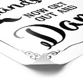 Eheschild im Badezimmer Fotodruck (Ecke)