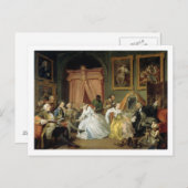 Eheschließung a la Mode: IV, Die Toilette, c.1743 Postkarte (Vorne/Hinten)