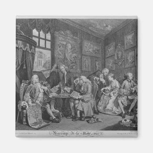 Eheschließung a la Mode Magnet (Vorne)