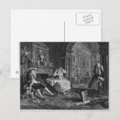 Eheschließung a la Mode Postkarte (Vorne/Hinten)