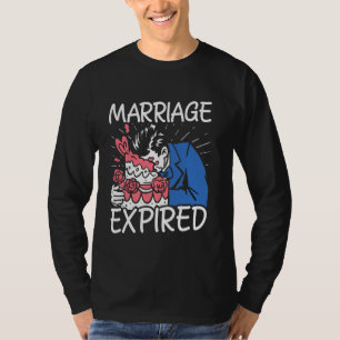 Eheschließung abgelaufen - lustige Scheidung T-Shirt