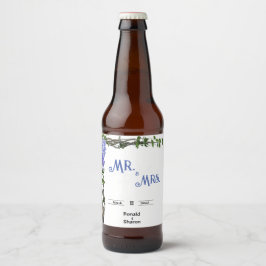 Eheschließung Bierflaschenetikett