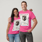 Eheschließung Hochzeit T-Shirt mit Textbild (Unisex)