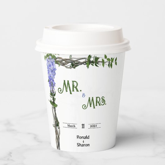 Eheschließung Pappbecher (Rückseite)