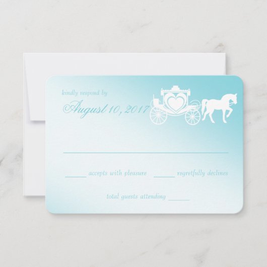 Eheschließung RSVP Karte (Vorderseite)