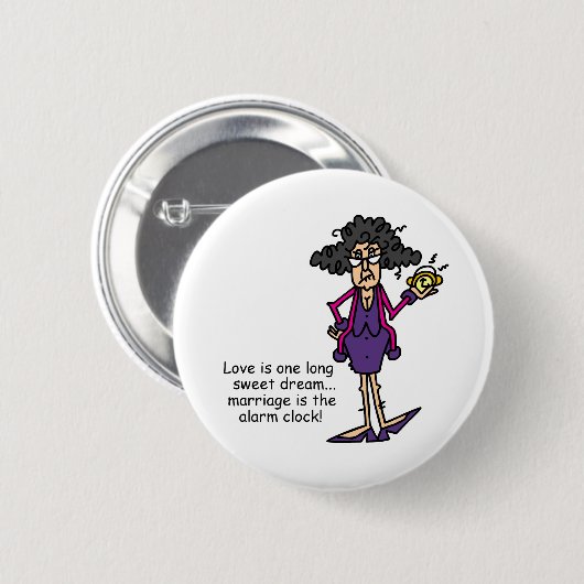 Eheschließung Rude Awakening Button (Vorne & Hinten)