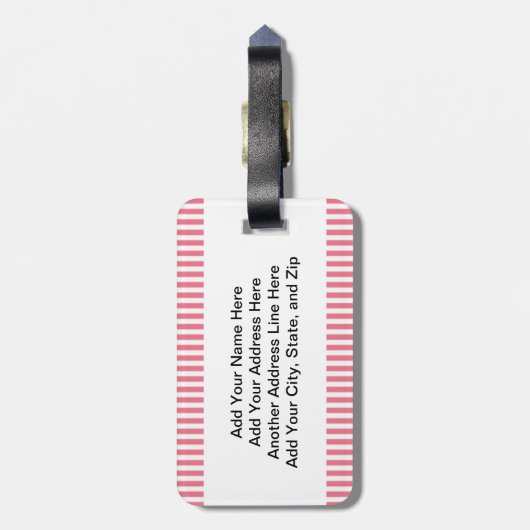 Eheschließung Rude Awakening Gepäckanhänger (Rückseite vertikal)