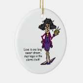 Eheschließung Rude Awakening Keramik Ornament (Rechts)