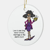 Eheschließung Rude Awakening Keramik Ornament (Links)