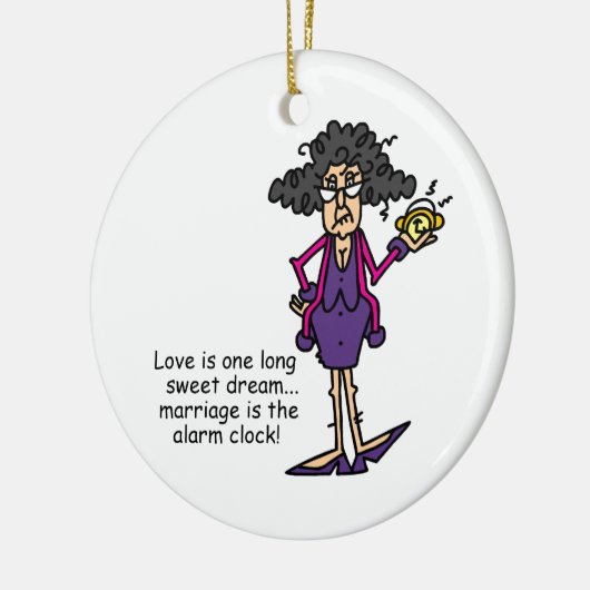 Eheschließung Rude Awakening Keramik Ornament (Links)
