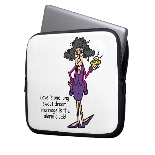 Eheschließung Rude Awakening Laptopschutzhülle (Vorderseite Links)