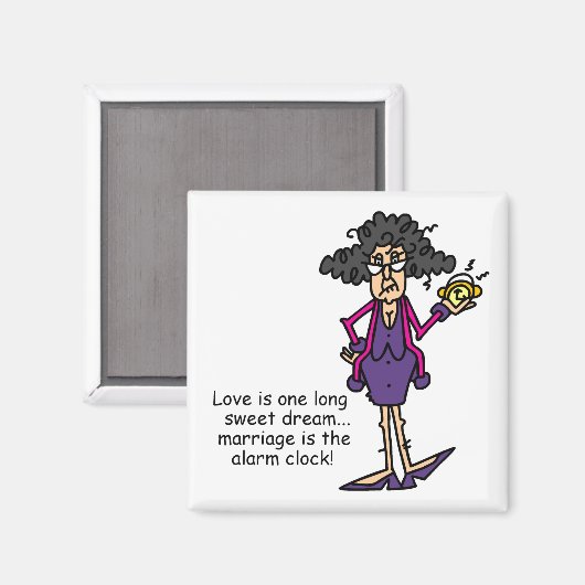 Eheschließung Rude Awakening Magnet (Vorderseite/Rückseite)