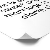 Eheschließung Rude Awakening Poster (Ecke)