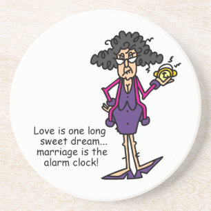 Eheschließung Rude Awakening Sandstein Untersetzer