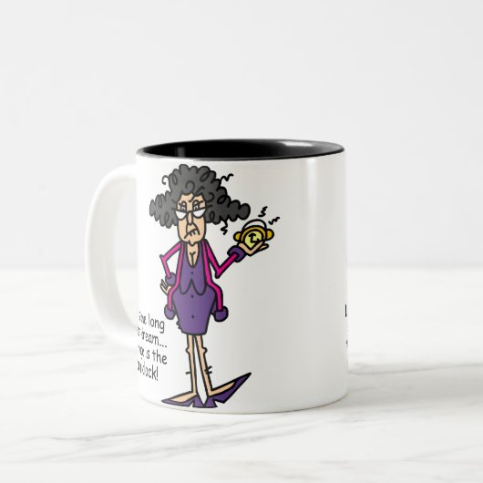 Eheschließung Rude Awakening Zweifarbige Tasse (Vorderseite Links)