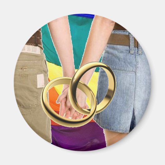 Eheschließung von Frauen Magnet (Vorne)