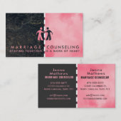 Eheschließungsberater Slogan Business Cards Visitenkarte (Vorne/Hinten)