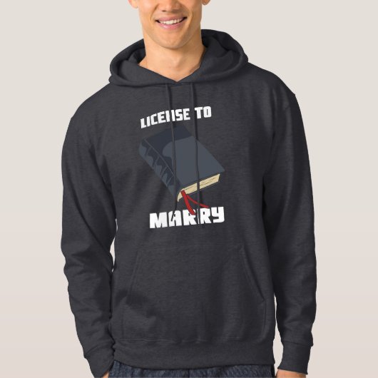 Eheschließungsermächtigung Hoodie (Vorderseite)