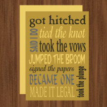 EheschließungsEuphemismen Einladung zur sonnigen H