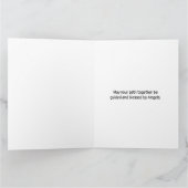 Eheschließungskarte Dankeskarte (Innenseite)