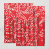 Eheschließungskarte | Shadi Invite Design Einladung (Vorne/Hinten)