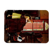 Eheschließungslizenz von Norman Rockwell Magnet (Horizontal)