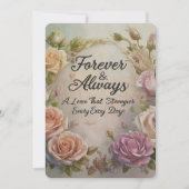 Eheschließungssaal der Eltern Einladung (Vorderseite)