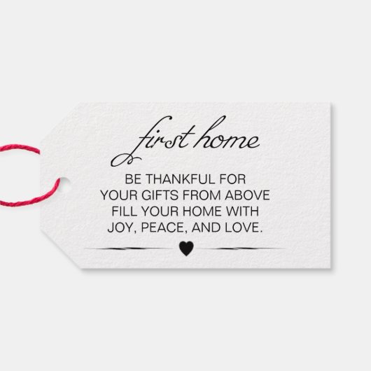 Eheschließungssaal Weintrauben Ein Jahr Geschenkanhänger (Rückseite Horizontal)