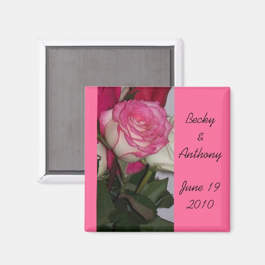 Eheschließungssatz Magnet (Vorderseite/Rückseite)