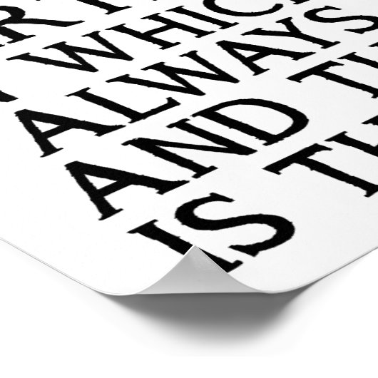 Eheschließungsstreit Funny Poster (Ecke)