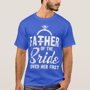 Eheschließungsvater der Braut liebte ich sie T-Shirt