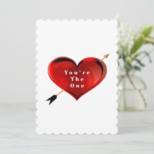 Eheschließungsvorschubkarte Feiertagskarte (Stehend Vorderseite)