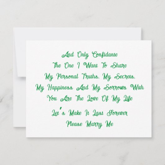 Eheschließungsvorschubkarte Mitteilungskarte (Rückseite)