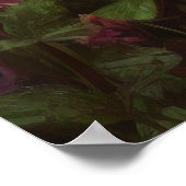 Eheskelette Abstrakt Art Halloween Poster (Ecke)