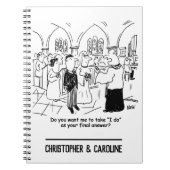 Ehestimmen - ich tue das als letzte Antwort Notizblock (Vorderseite)