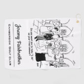 Ehestimmen - ich tue das als letzte Antwort witzig Golfhandtuch (Horizontal)