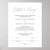 Eheurkunde 18x24 poster (Vorne)