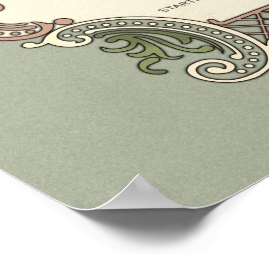 Eheurkunde Poster (Ecke)