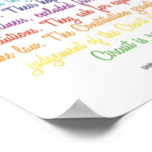 Eheurteil Poster (Ecke)