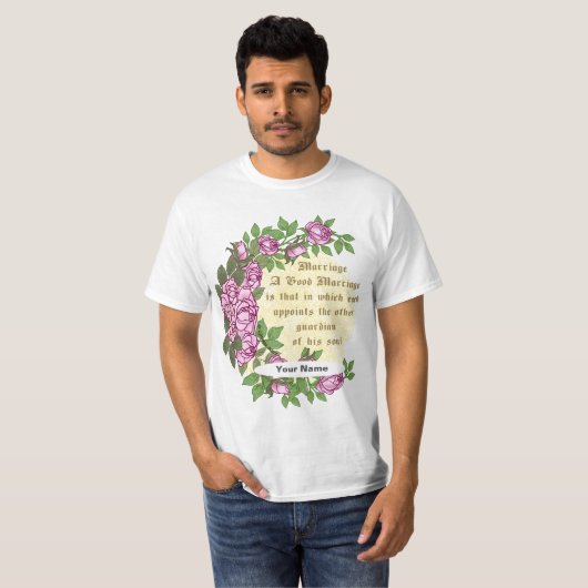 Eheverse Hochzeit T - Shirt (Vorne ganz)