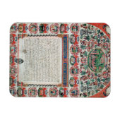 Ehevertrag für Juden (Vellum) Magnet (Horizontal)