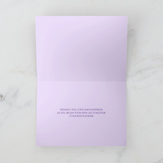 Ehevorstellung Karte (Innenseite)