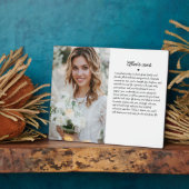 Ehevows Elegant Keepake Foto (Verlassen) Fotoplatte (Seite)