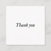 Ehewesen Honeymoon Fund Qr Code Geschenk Begleitkarte (Rückseite)