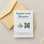 Ehewesen Honeymoon Fund Qr Code Geschenk Einladung