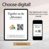 Ehewesen Honeymoon Fund Qr Code Geschenk Einladung