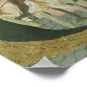 Ehezeremonie auf Kassonenplatte, Floren Poster (Ecke)