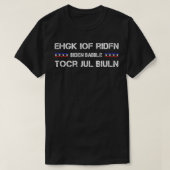 ehgk iof ridfn tocr jul biuln Biden Babble  T-Shirt (Design vorne)