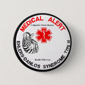 Ehlers Danlos Art 3 medizinischer Alarm Button (Vorderseite)