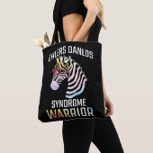 Ehlers Danlos Awareness Geschenk EDS Krieger Zebra Tasche (Von Nahem)